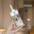 FEB.WIND Tritan Kids Water Bottle BPA Free Leak Proof 350–800ml Kids Water Bottle Nixie One Size White 350ml