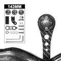 BUCKLOS Carbon Fiber Bike Computer Mount for Garmin & Bryton Bike Computer Mount Nixie 143mm