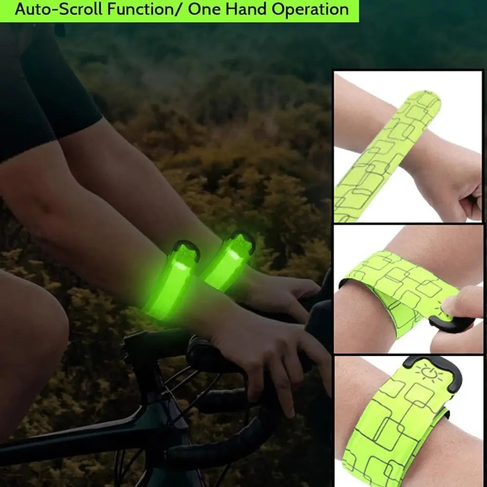 LED Night Running Armband – 5 Colors High Visibility Safety Light Running Safety Armband Nixie