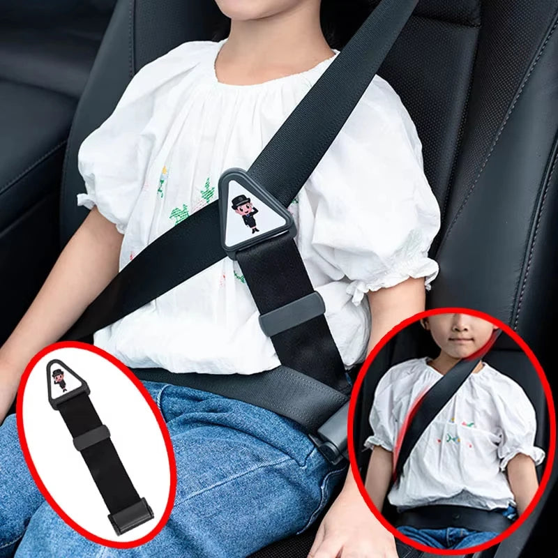 Child Car Seat Belt Adjuster – Safe, Comfy Neck Guard Seat Belt Adjuster Nixie