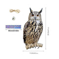 Fake Owl Decoy with Bells – Hanging Waterproof Bird Repeller Bird Repeller Decoy Nixie 1