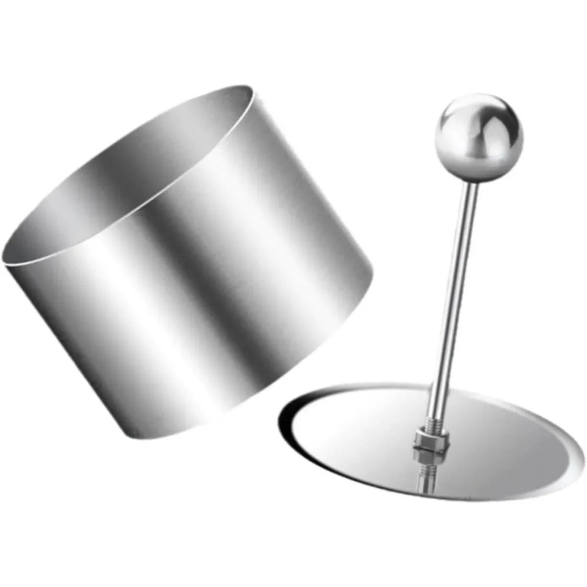 Stainless Steel Round Cake Mousse Ring Mold – Non-Stick Kitchen Tool