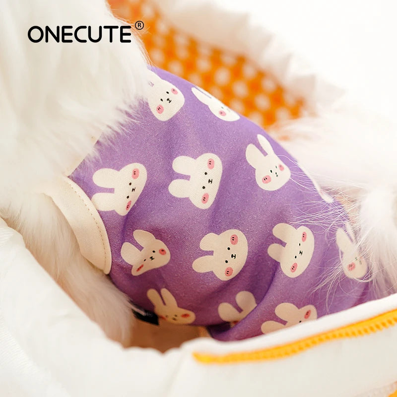 Cute Cartoon Dog Vest – Breathable Cotton Puppy Clothes Dog Vest Clothing Nixie