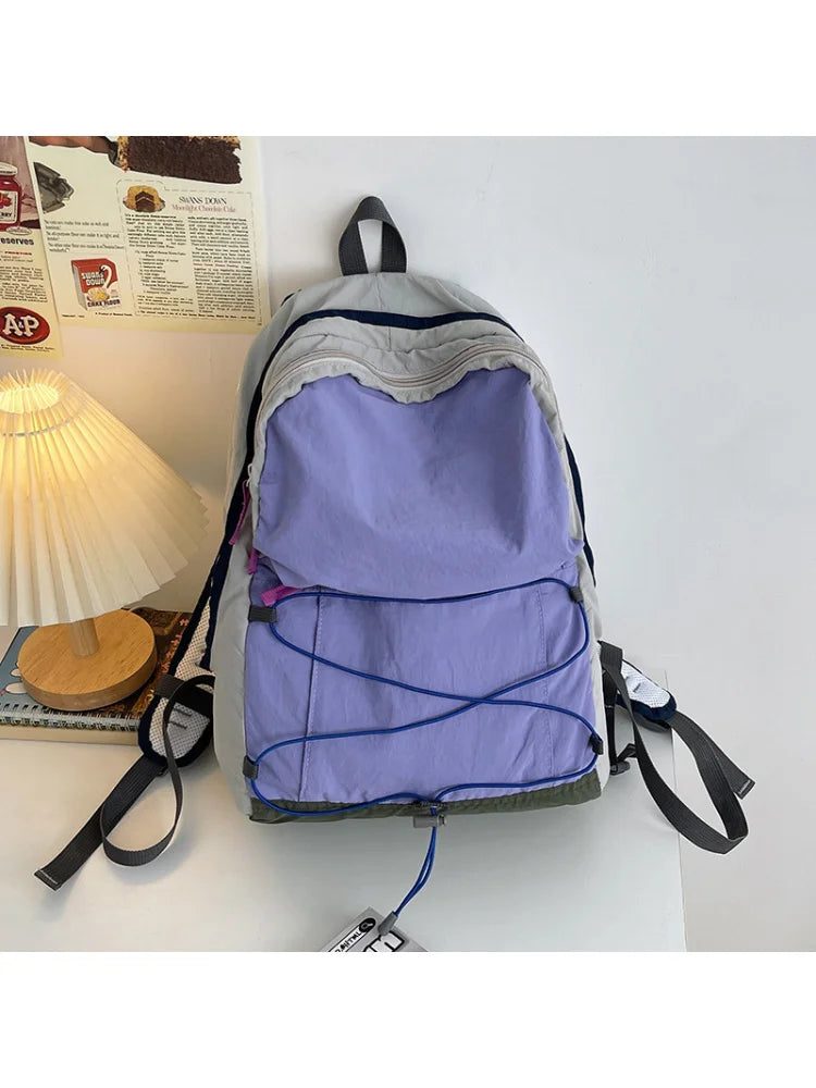 Nixie Color-Block Backpack – Lightweight Hiking & School Bag Hiking Backpack Nixie