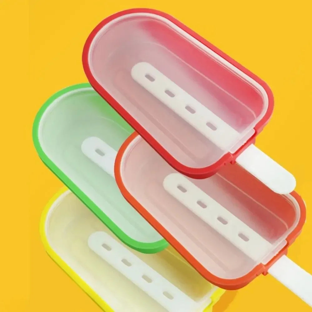Silicone Popsicle Mould – Reusable Ice Lolly Maker with Lid & Sticks Popsicle Mould Nixie