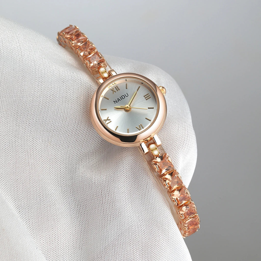 Women's Colorful Rhinestone Quartz Watch | Casual Fashion Women's Fashion Watch Nixie