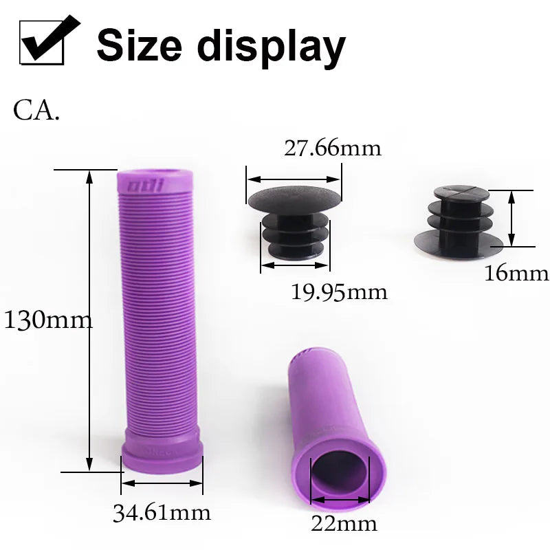 ODI 22mm Silicone MTB Bike Grips – Anti-Slip Handlebar Cover Bike Handlebar Grips Nixie
