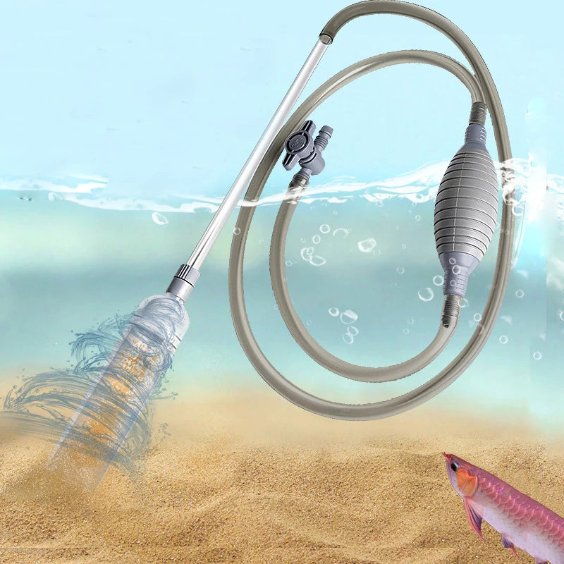 Aquarium Siphon Gravel Vacuum Cleaner & Water Changer Kit Aquarium Gravel Cleaner Nixie