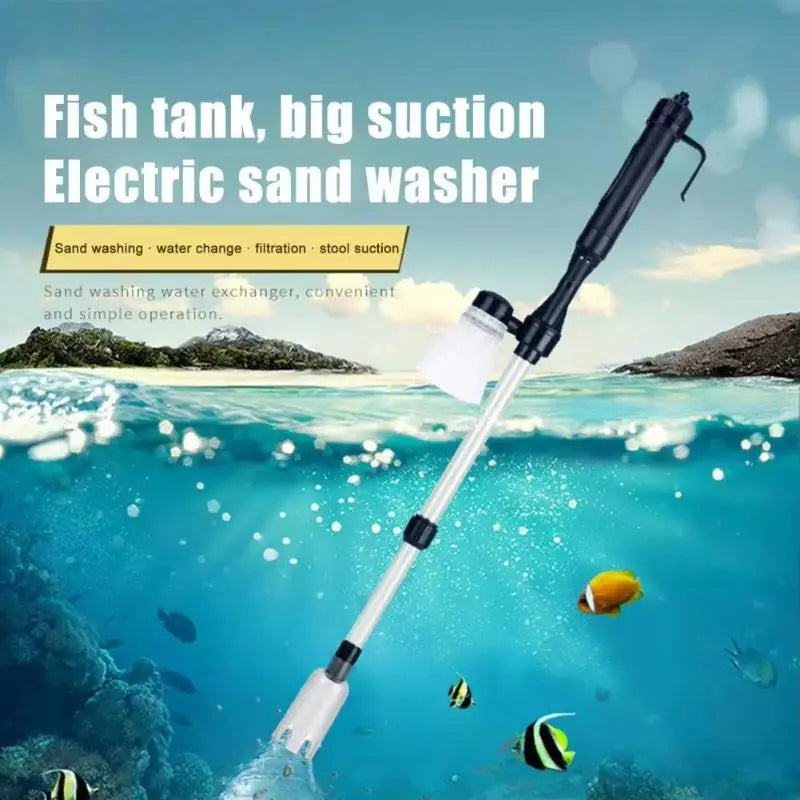220V Electric Aquarium Siphon – Gravel Vacuum & Water Changer Aquarium Gravel Vacuum Nixie