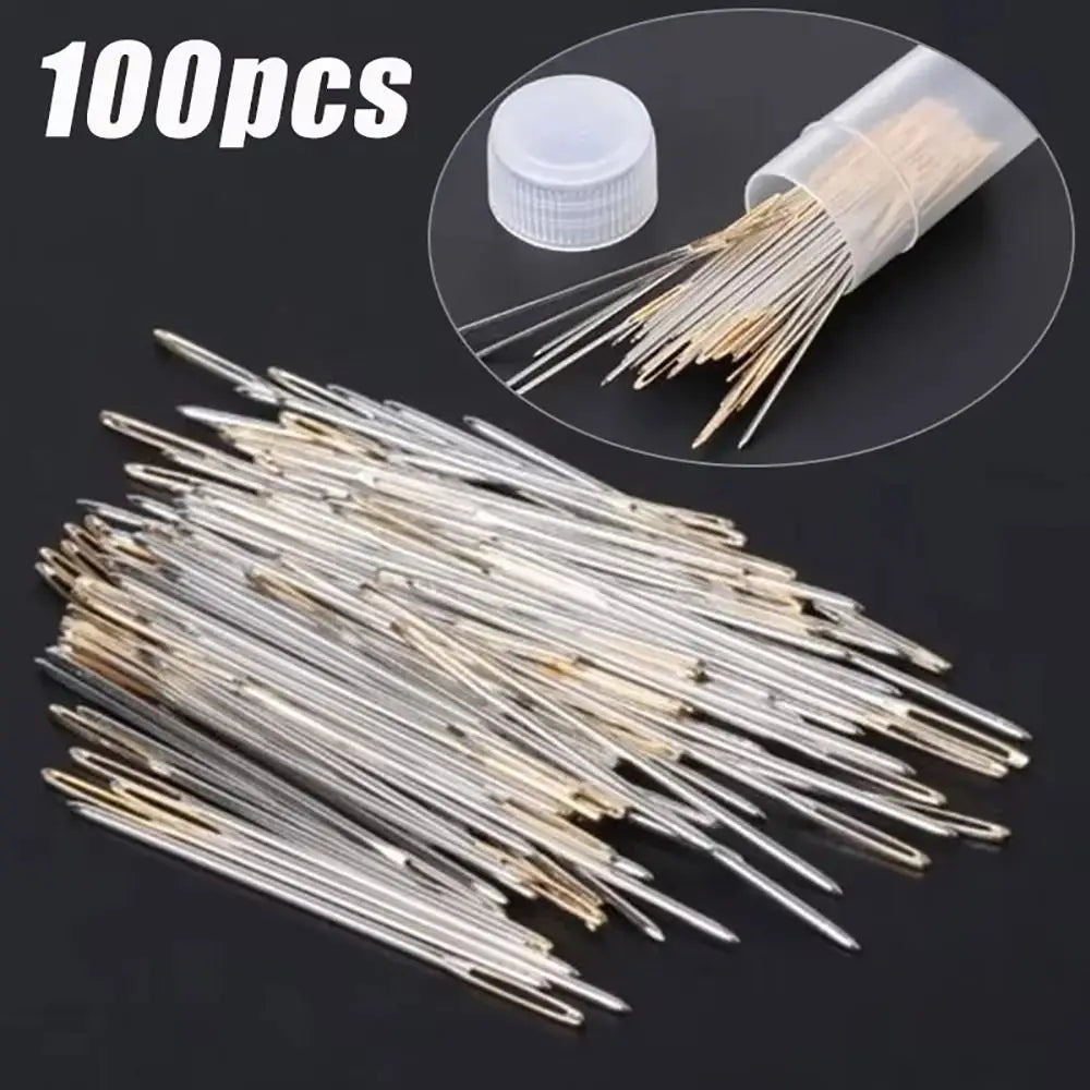100Pcs Cross Stitch Needles Set – Sizes 22/24/26# Stainless Steel Embroidery Needle Set Nixie