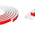 Self-Adhesive Floor Cord Cover Trapezoid Cable Duct Protector