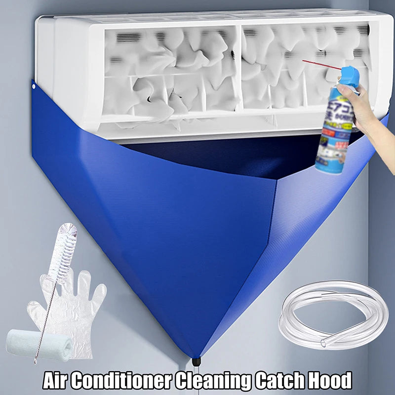 100cm AC Cleaning Cover Bag with Drain Pipe – 1–1.5P Split Unit