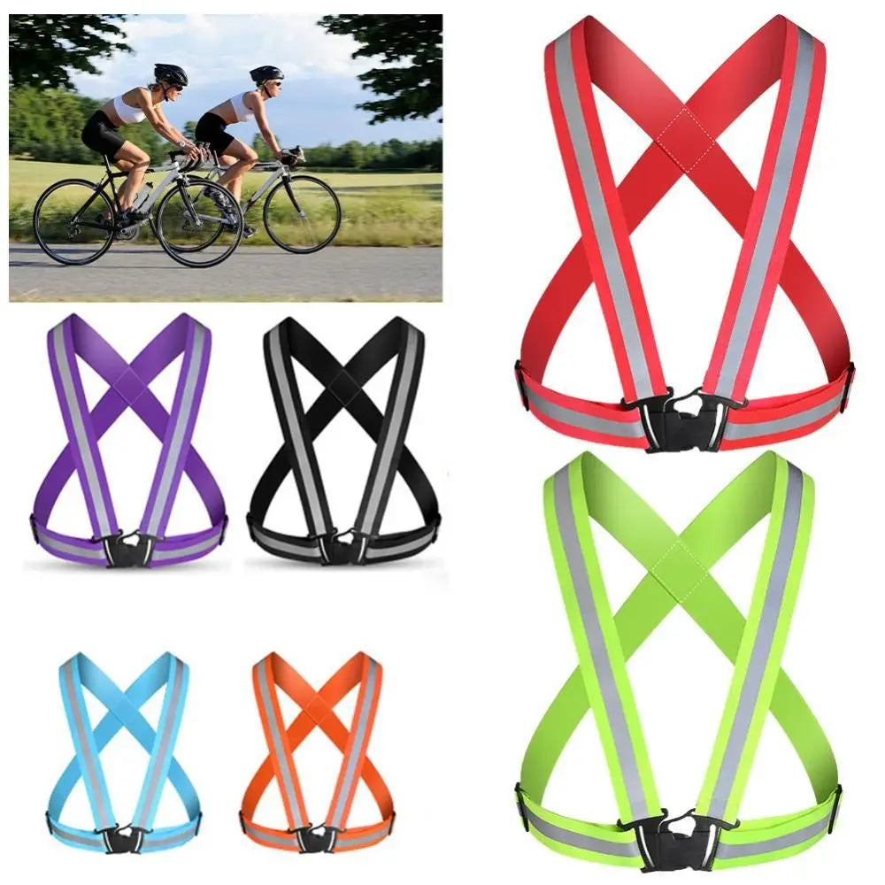 High Visibility Reflective Safety Straps – Cycling & Work