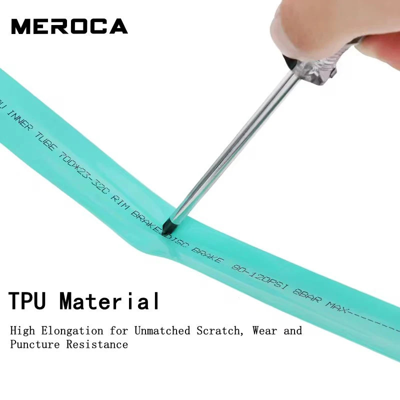 MEROCA 700C TPU Ultralight Road Bike Inner Tube | Presta Valve Bike Inner Tube Nixie