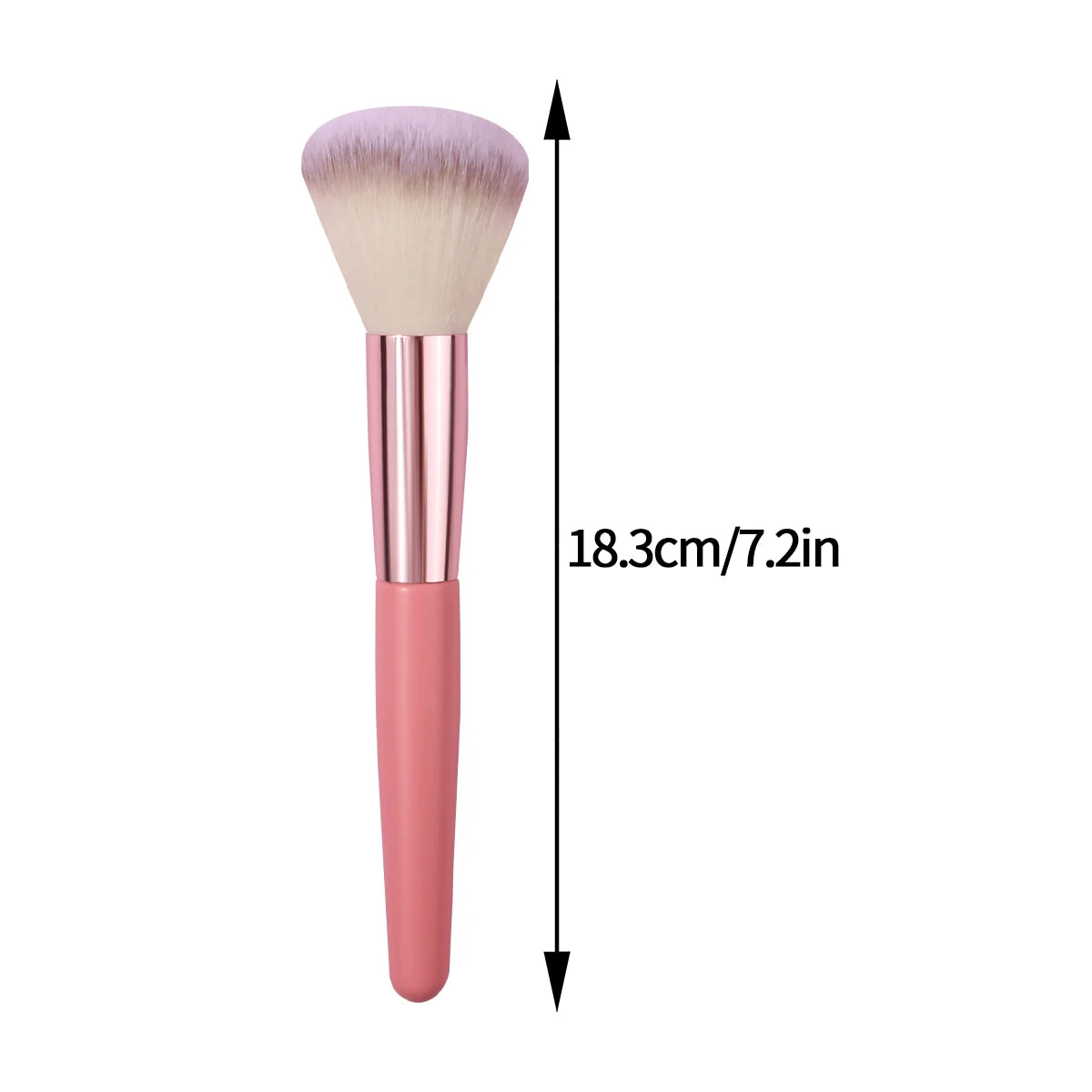 Pink Wooden Handle Makeup Brush – Blush, Contour & Highlighter Makeup Brush Nixie