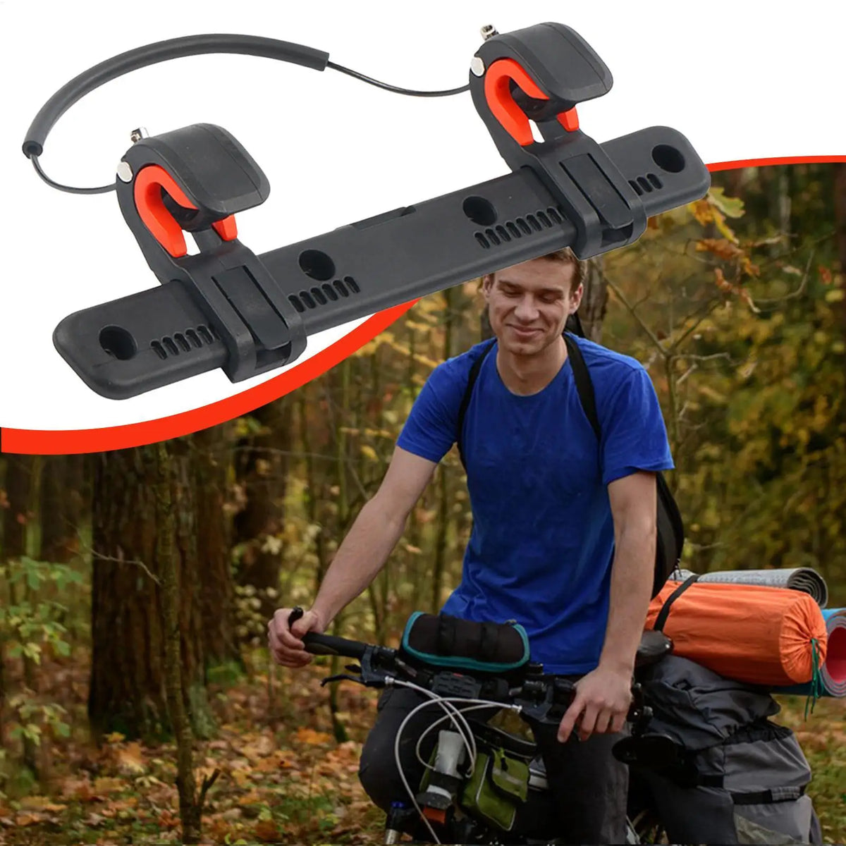 Adjustable Bicycle Side Bag Buckle Saddle Rack Clip | Nylon Bike Bag Buckle Nixie