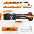 BUCKLOS Adjustable MTB BMX Bike Stem CNC Aluminum Alloy Adjustable Bike Stem Nixie 25.4-140