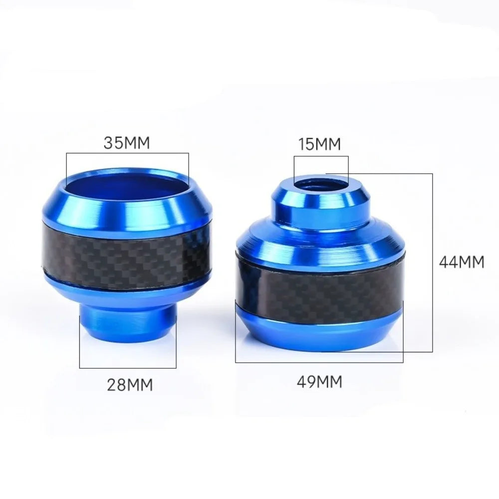 Aluminum Alloy Motorcycle Crash Slider Cups – Anti-Crash Guard Motorcycle Crash Sliders Nixie Blue