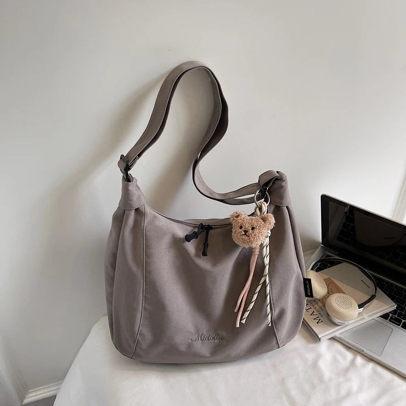 Japanese Canvas Tote Bag – Large Shoulder & Crossbody Bag Canvas Tote Bag Nixie