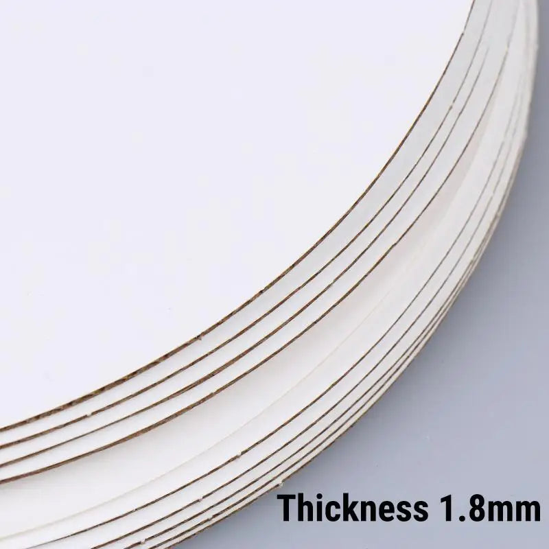 10pcs Round Corrugated Cake Boards – Greaseproof Cake Drums Cake Boards Nixie