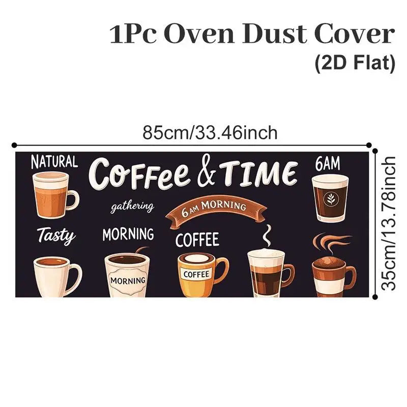 Microwave Oven Dust Cover 85x35cm – Waterproof & Oil-Proof Appliance Dust Cover Nixie A7