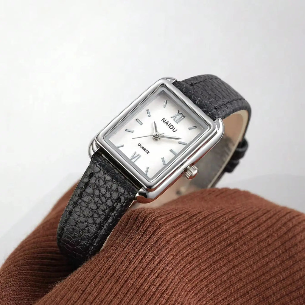 Ladies' Elegant Leather Band Quartz Watch – Casual & Fashion Women's Quartz Watch Nixie
