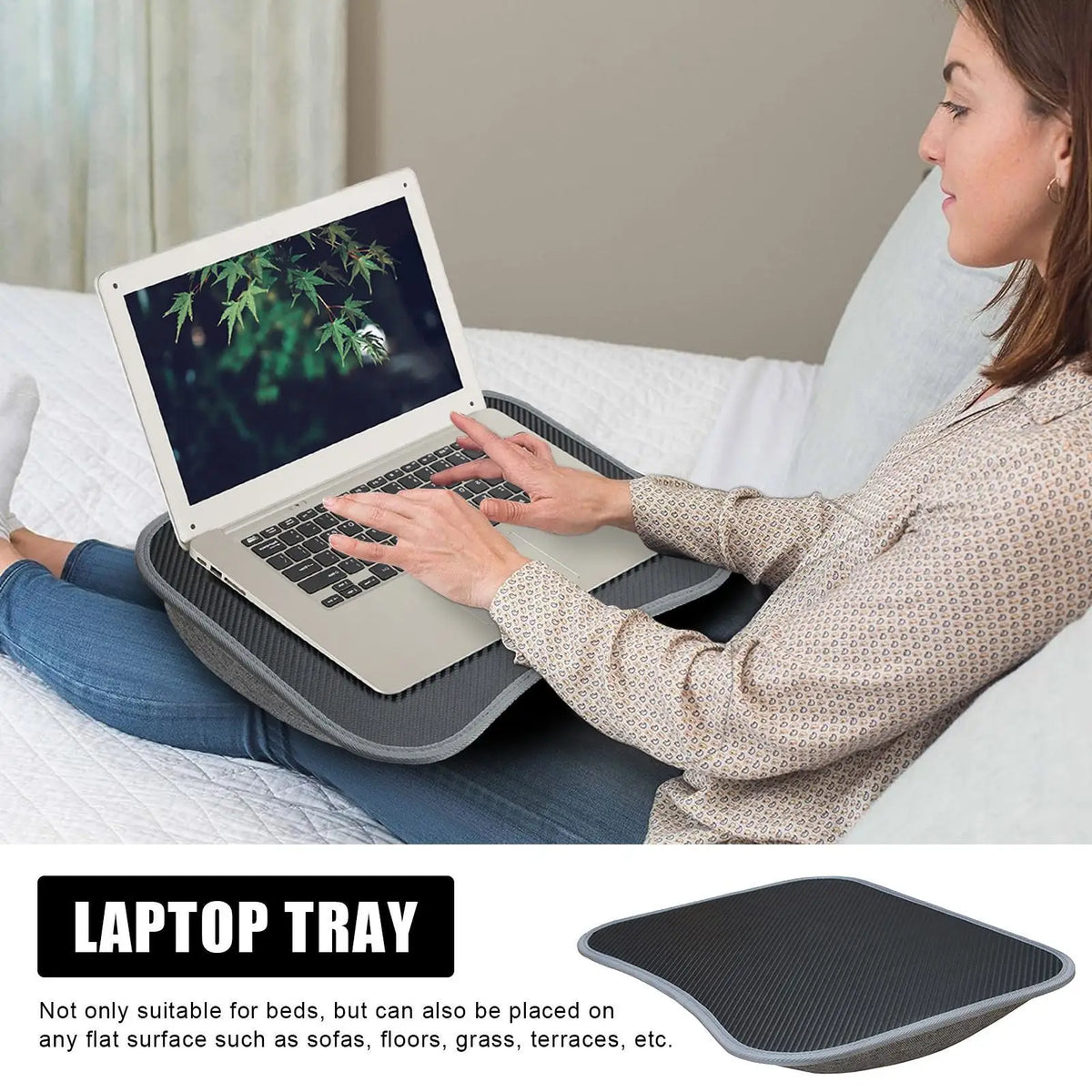 Laptop Lap Desk with Cushion – Portable Bed & Sofa Tray Laptop Lap Desk Nixie