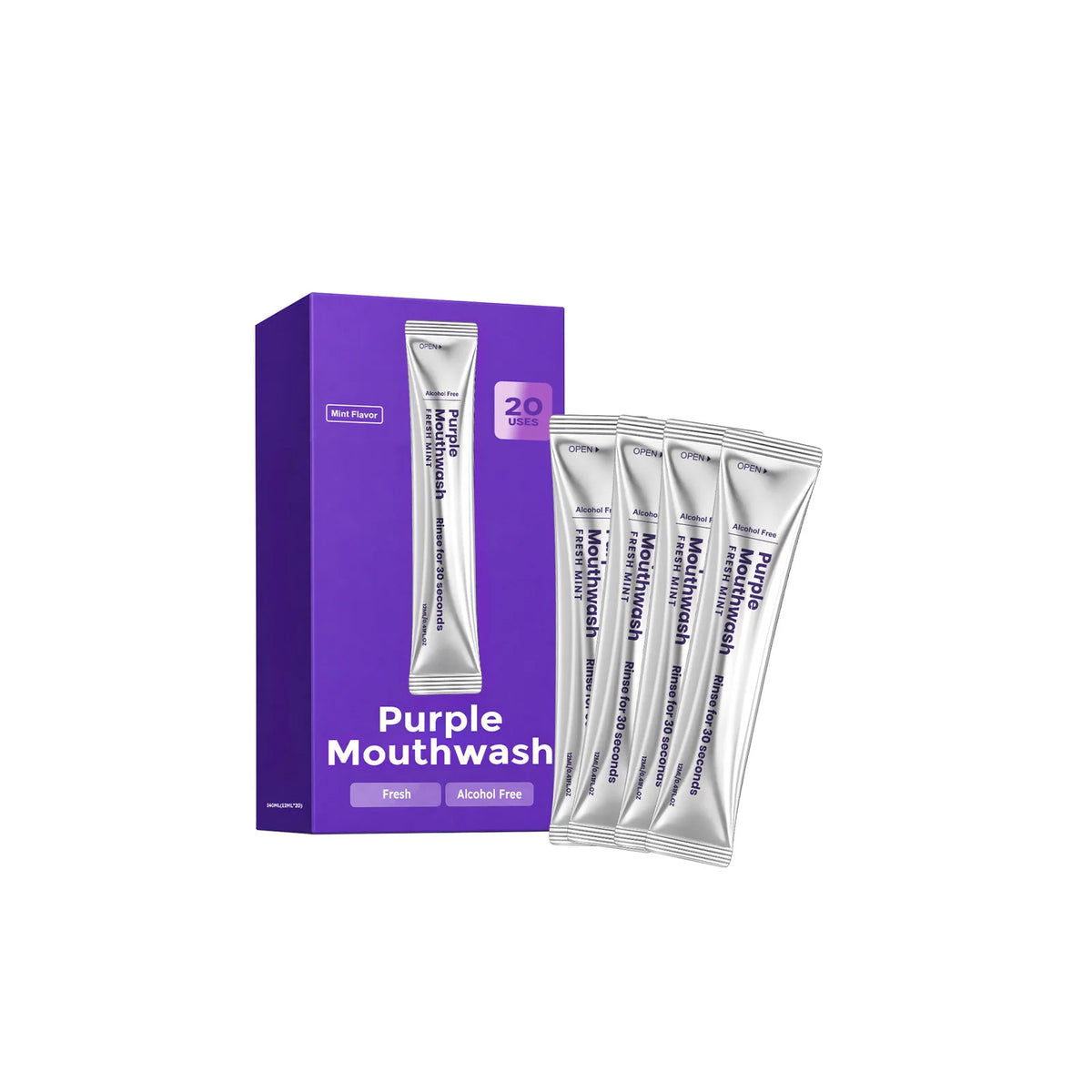 Portable Disposable Mouthwash Strips – Mint Flavor, 20 Pack Travel Disposable Mouthwash Nixie 20pcs dozen adults