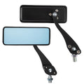 Universal M10 Square CNC Aluminum Motorcycle Rear View Mirrors Motorcycle Side Mirrors Nixie Black