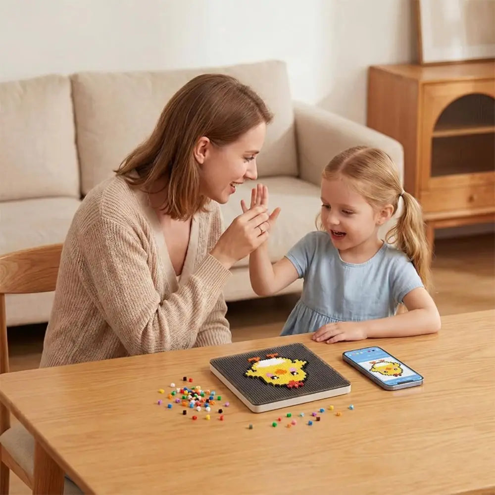 LED Fuse Beads Pegboard USB App Controlled DIY Craft Board