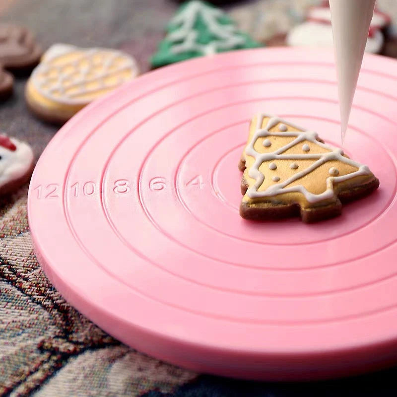 Mini Fondant Cake Turntable Rotating Anti-Skid Stand | Nixie Cake Decorating Stand Nixie
