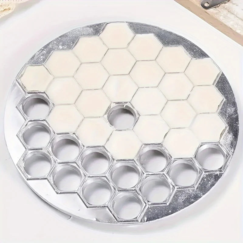 37-Hole Aluminum Dumpling & Ravioli Maker Press Mold Pasta & Dumpling Mold Nixie