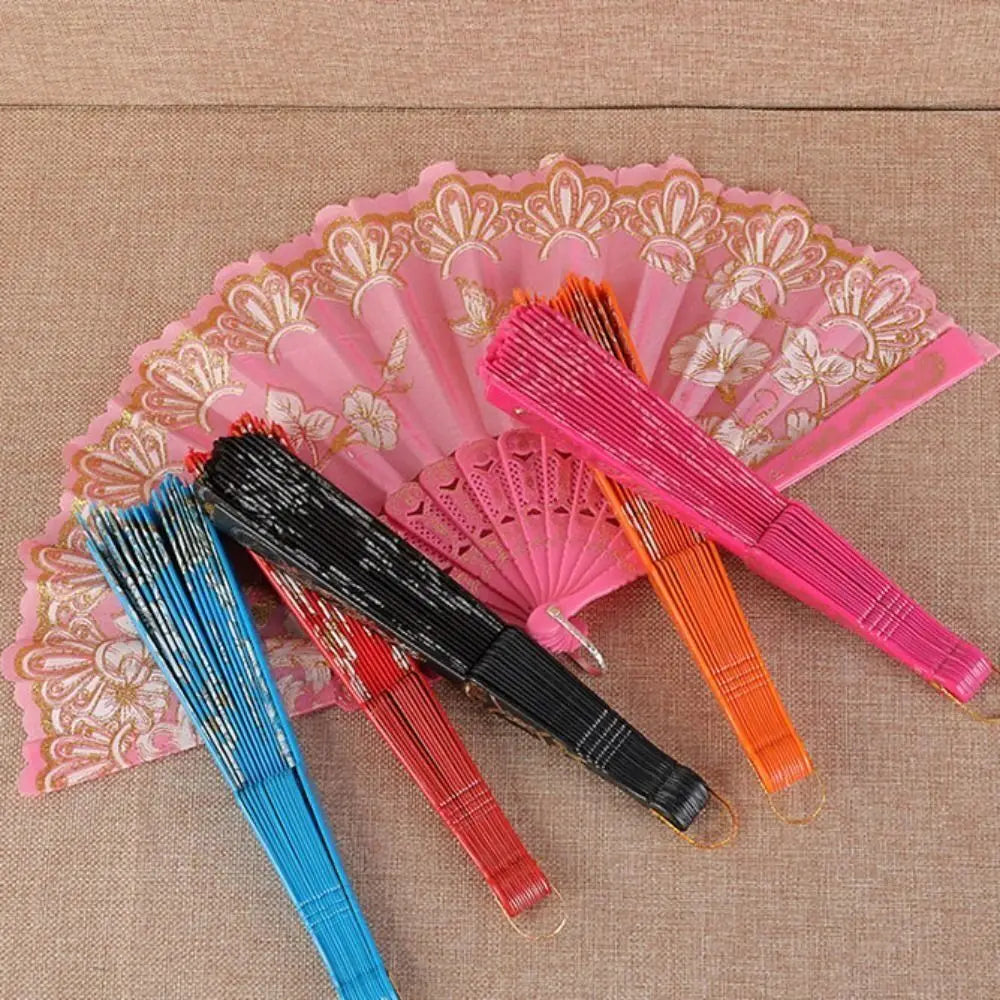 Chinese Antique Folding Fan – Floral Dance & Home Decor Fan Decorative Folding Fan Nixie