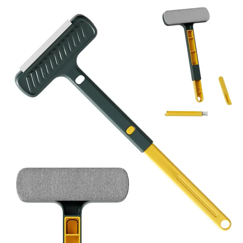 2-in-1 Window Screen Cleaning Brush with Extendable Handle