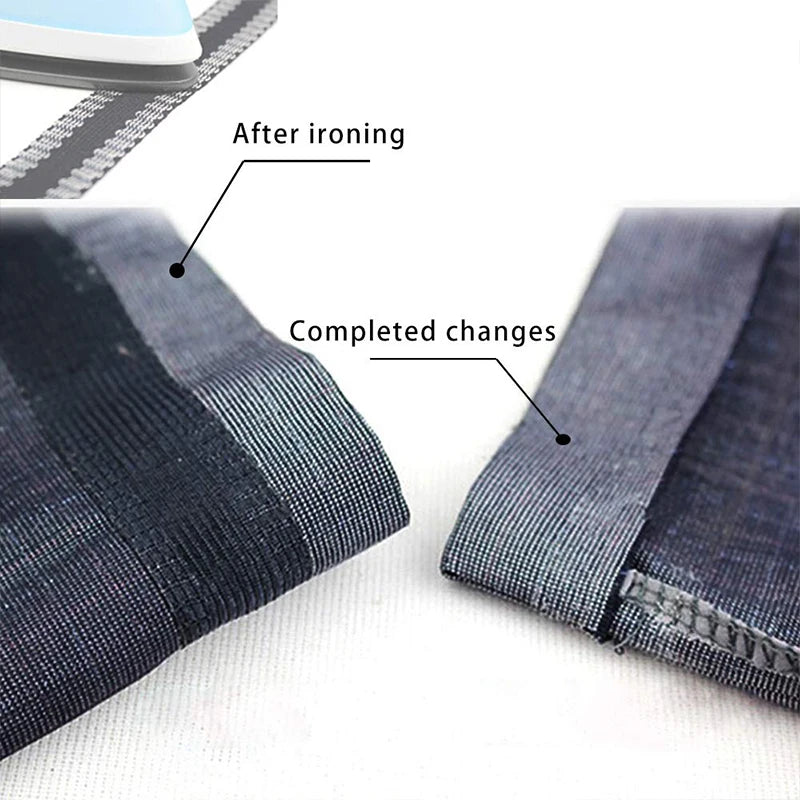 Iron-On Hem Tape – No-Sew Fabric Fusion Tape for Jeans Iron-On Hem Tape Nixie