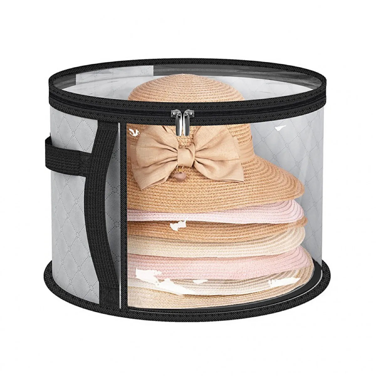Large Foldable Hat Storage Box – Dustproof & Transparent