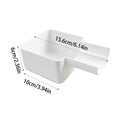 Washing Machine Drain Tray – Leakproof ABS Water Pan Washer Drain Tray Nixie White
