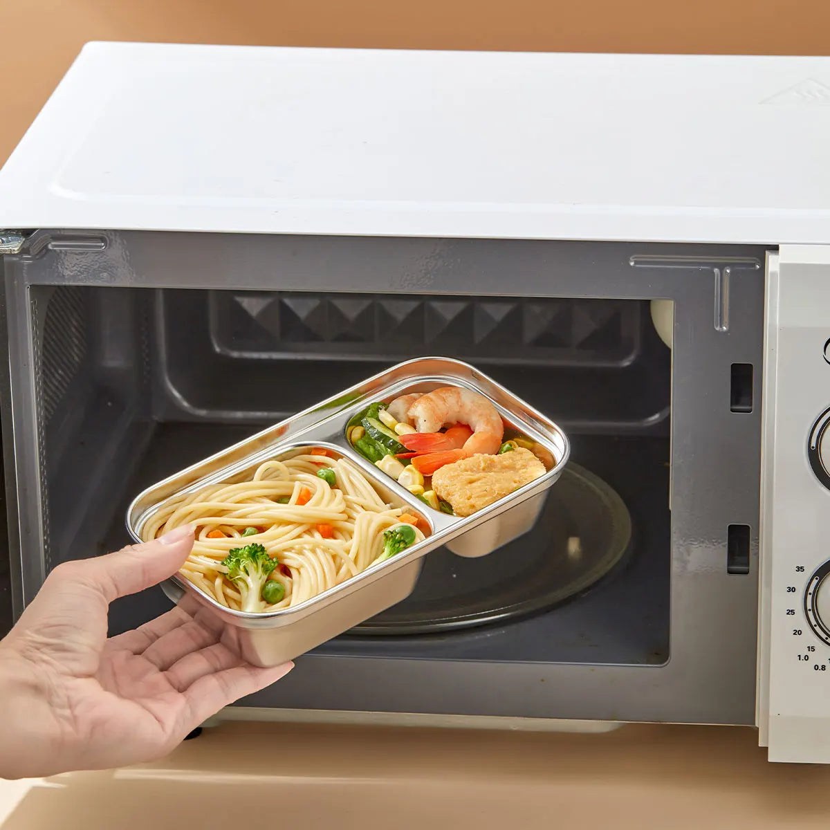 304 Stainless Steel Bento Lunch Box – Leakproof Large Capacity Stainless Steel Lunch Box Nixie
