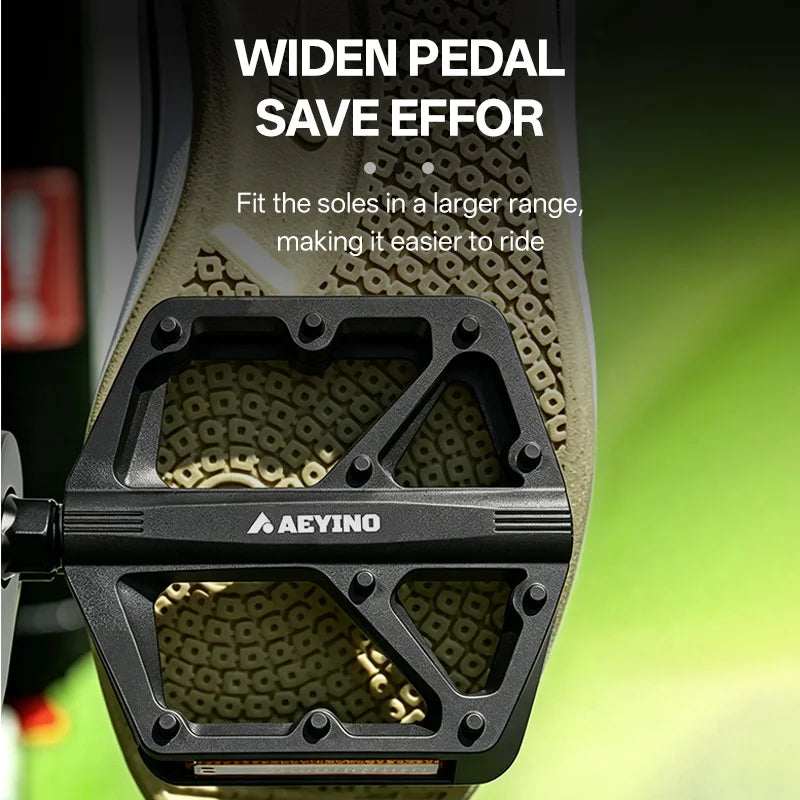 BUCKLOS Ultralight Nylon Flat Bike Pedals | MTB Road Bicycle Flat Bike Pedals Nixie
