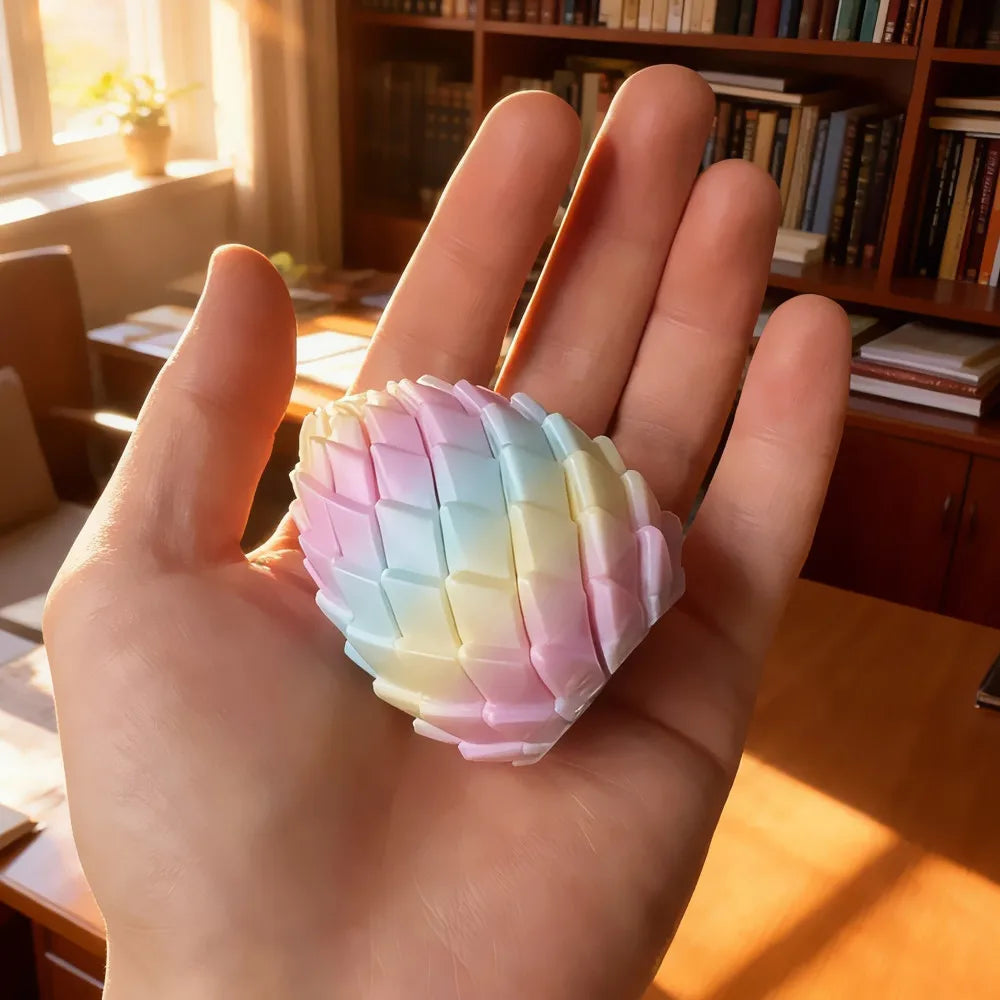 3D Printed Dragon Egg Fidget Toy – Deformable Desk Ornament Fidget Desk Toy Nixie