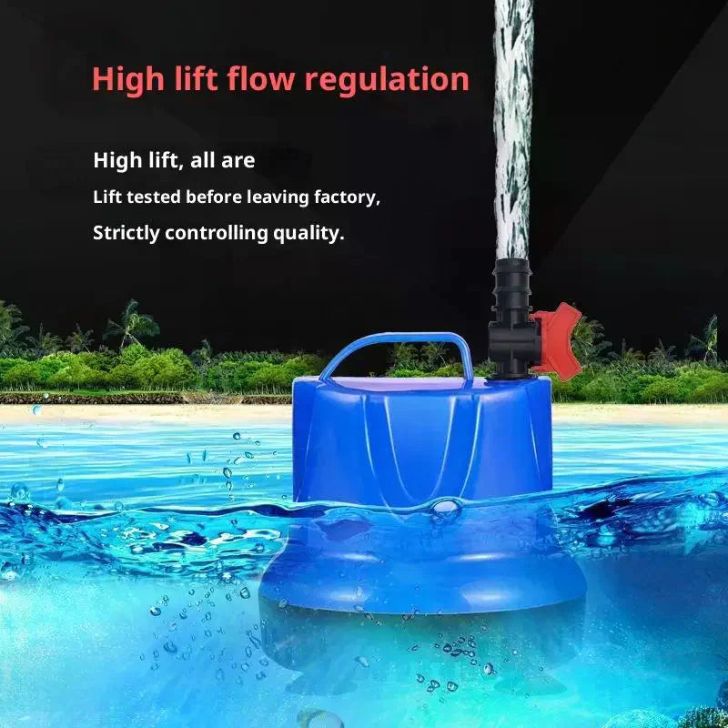 60Hz Submersible Aquarium Water Pump – Fish Tank & Pond Aquarium Water Pump Nixie