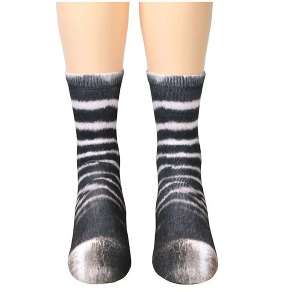 Funny Animal Print Kawaii Cotton Socks – Unisex Novelty Socks Novelty Socks Nixie