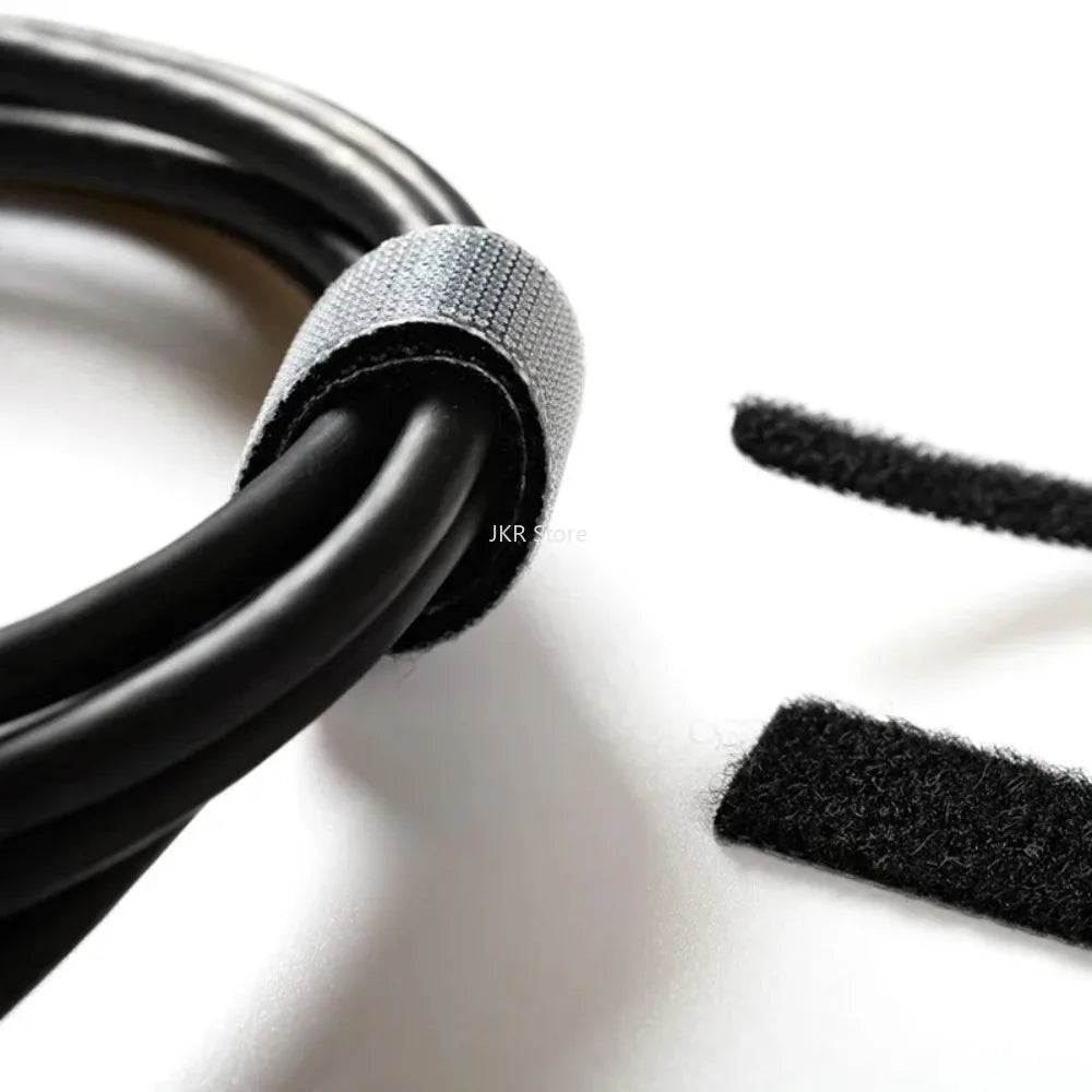 Reusable Hook & Loop Cable Ties – Nylon Cord Straps 10/30/50 Pack
