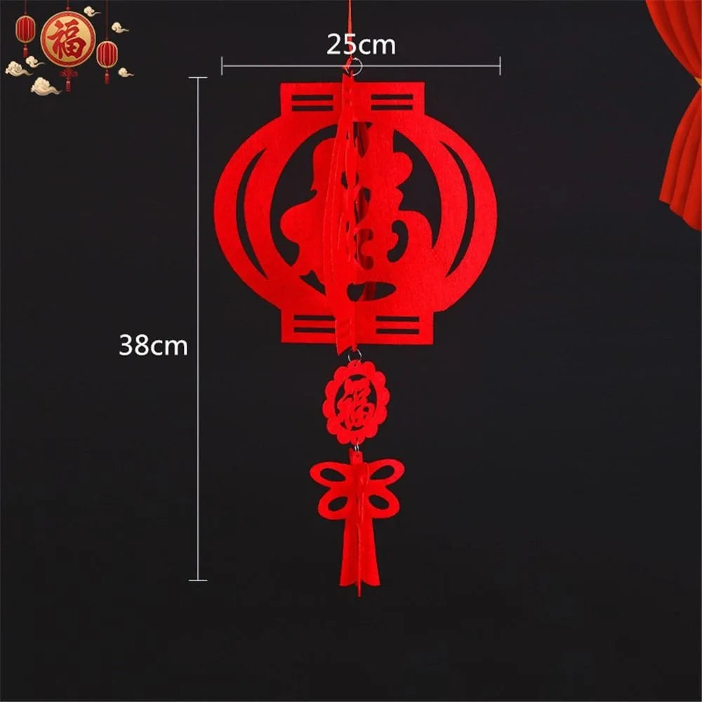 Red Chinese Hanging Lantern – Festive New Year Décor