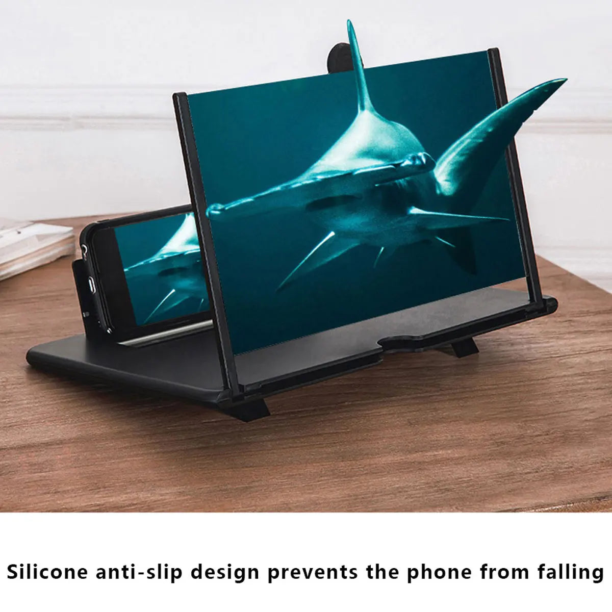 14-Inch HD Phone Screen Magnifier & Amplifier Stand