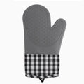 Silicone Kitchen Gloves Non-Slip Heat Resistant 1pc/2pcs Silicone Oven Gloves Nixie GRAY