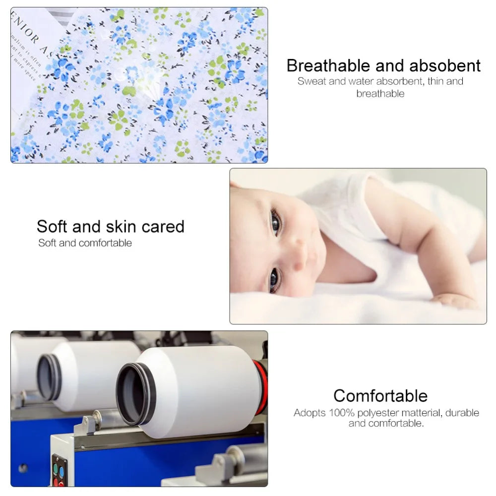 7Pcs Blue Polka Dot Patchwork Fabric Bundle 50x50cm