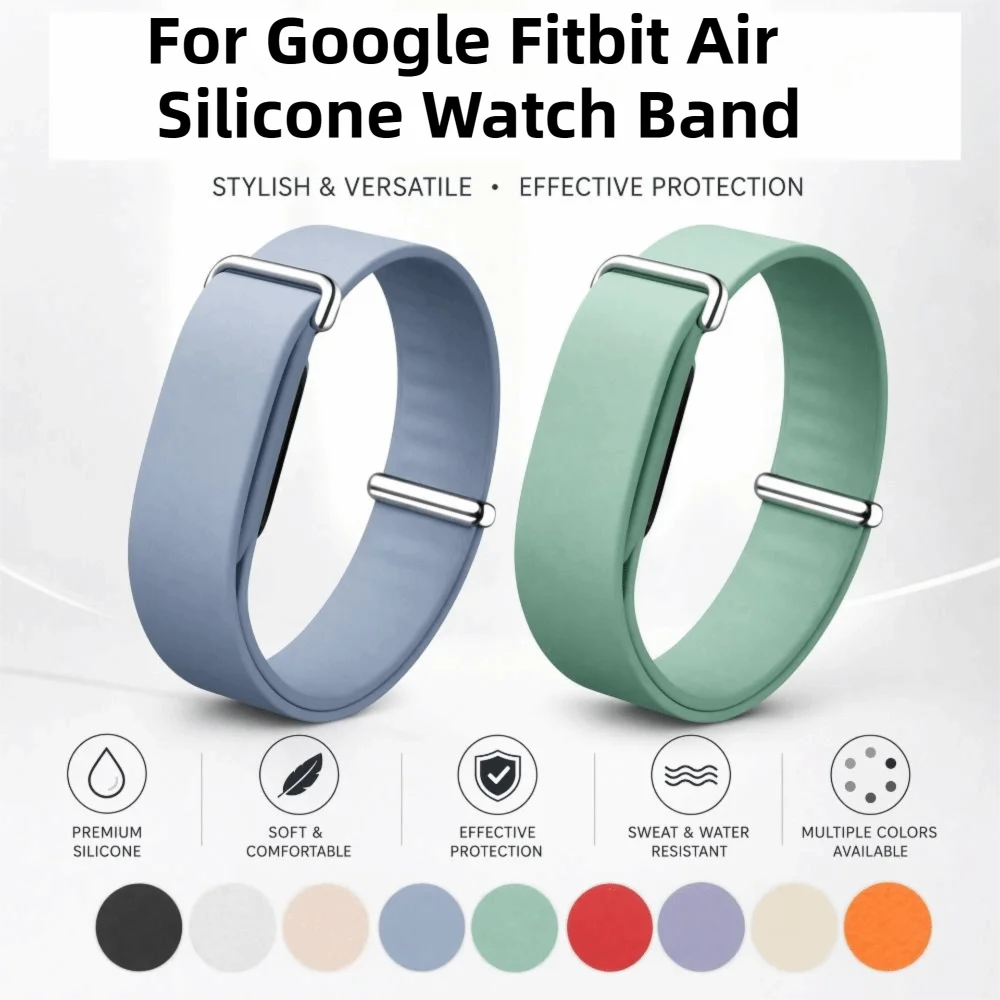 Silicone Sport Loop Band for Google Fitbit Air – Replacement Strap Smartwatch Replacement Band Nixie