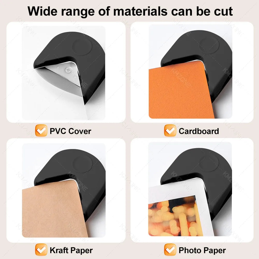 A4 Laminating Film Kit 50pcs – Paper Cutter, Hole & Corner Punch Laminator Accessories Kit Nixie