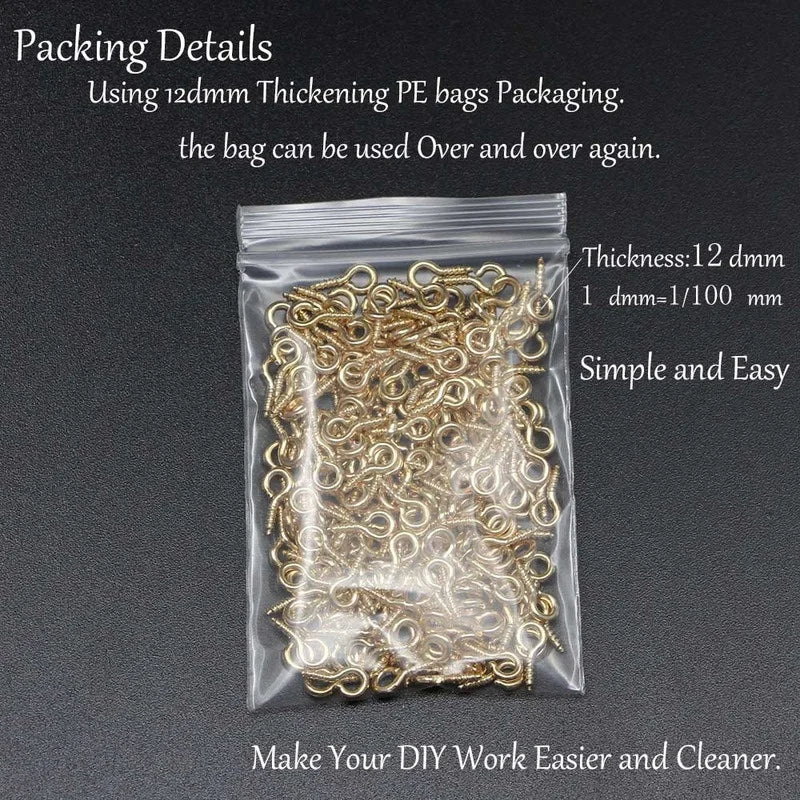 100pcs Mini Screw Eye Pins Eyelets Gold Silver Jewelry Findings DIY Jewelry Findings Nixie